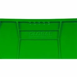Hot Sale ✨ Plastic Stack & Hang Bin, 16-1/2"W x 10-7/8"D x 5"H, Green - Pkg Qty 6 ⌛ -Containers shop 550114GN 16