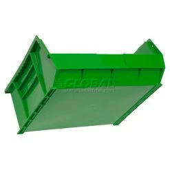 Hot Sale ✨ Plastic Stack & Hang Bin, 16-1/2"W x 10-7/8"D x 5"H, Green - Pkg Qty 6 ⌛ -Containers shop 550114GN 18