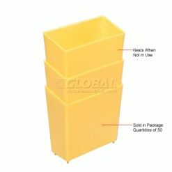 Coupon ✨ Global Industrial Little Bin For Plastic Bins - 4 x 2 x 4 Yellow - Pkg Qty 50 ❤️ 18 Coupon ✨ Global Industrial Little Bin For Plastic Bins - 4 x 2 x 4 Yellow - Pkg Qty 50 ❤️ -Containers shop 550115 3wco