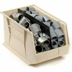 Buy 🎁 Plastic Stack & Hang Bin, 11"W x 18"D x 10"H, Ivory - Pkg Qty 4 ⭐ -Containers shop 550119BG 04