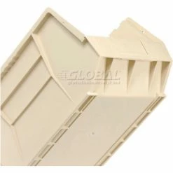 Buy 🎁 Plastic Stack & Hang Bin, 11"W x 18"D x 10"H, Ivory - Pkg Qty 4 ⭐ -Containers shop 550119BG 08
