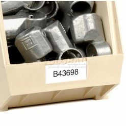 Buy 🎁 Plastic Stack & Hang Bin, 11"W x 18"D x 10"H, Ivory - Pkg Qty 4 ⭐ -Containers shop 550119BG 10