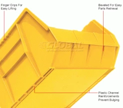Outlet โญ Global Industrial Plastic Stack & Hang Bin, 16-1/2"W x 18"D x 11"H, Yellow - Pkg Qty 3 ๐ 28 Outlet โญ Global Industrial Plastic Stack & Hang Bin, 16-1/2"W x 18"D x 11"H, Yellow - Pkg Qty 3 ๐ -Containers shop 550121YL 2wco