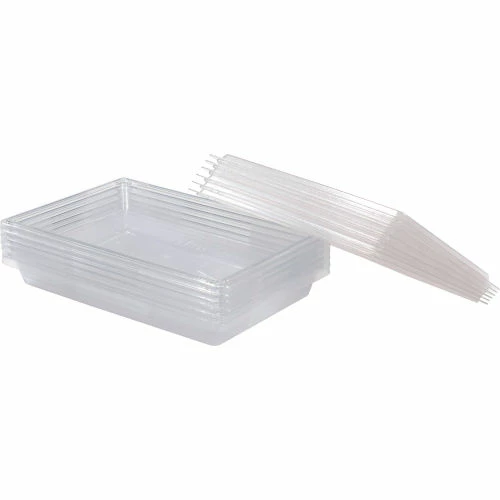 Brand new 🌟 Rubbermaid 3306-00 Clear Plastic Box 5 Gallon 18 x 26 x 3-1/2 - Pkg Qty 6 🎁 4 Brand new 🌟 Rubbermaid 3306-00 Clear Plastic Box 5 Gallon 18 x 26 x 3-1/2 - Pkg Qty 6 🎁 - Image 4