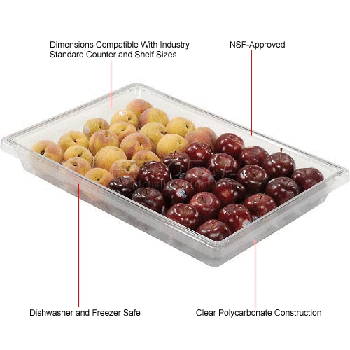 Brand new 🌟 Rubbermaid 3306-00 Clear Plastic Box 5 Gallon 18 x 26 x 3-1/2 - Pkg Qty 6 🎁 8 Brand new 🌟 Rubbermaid 3306-00 Clear Plastic Box 5 Gallon 18 x 26 x 3-1/2 - Pkg Qty 6 🎁 - Image 8