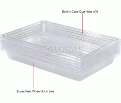 Brand new 🌟 Rubbermaid 3306-00 Clear Plastic Box 5 Gallon 18 x 26 x 3-1/2 - Pkg Qty 6 🎁 18 Brand new 🌟 Rubbermaid 3306-00 Clear Plastic Box 5 Gallon 18 x 26 x 3-1/2 - Pkg Qty 6 🎁 -Containers shop 585454 2wco