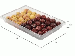 Brand new 🌟 Rubbermaid 3306-00 Clear Plastic Box 5 Gallon 18 x 26 x 3-1/2 - Pkg Qty 6 🎁 19 Brand new 🌟 Rubbermaid 3306-00 Clear Plastic Box 5 Gallon 18 x 26 x 3-1/2 - Pkg Qty 6 🎁 -Containers shop 585454 dim