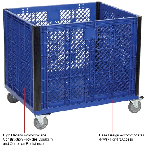 Budget ๐ Global Industrial Easy Assembly Vented Wall Container - Casters 39-1/4 x 31-1/2 x 34 Overall ๐ฅฐ 13 Budget ๐ Global Industrial Easy Assembly Vented Wall Container - Casters 39-1/4 x 31-1/2 x 34 Overall ๐ฅฐ - Image 13