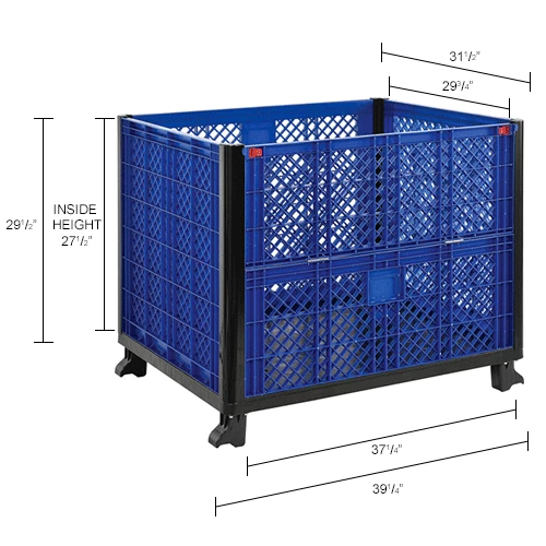 Best Sale 🎁 Global Industrial Easy Assembly Vented Wall Container - Drop Gate 39-1/4x31-1/2x33-1/2 Overall 😀 25 Best Sale 🎁 Global Industrial Easy Assembly Vented Wall Container - Drop Gate 39-1/4x31-1/2x33-1/2 Overall 😀 - Image 25