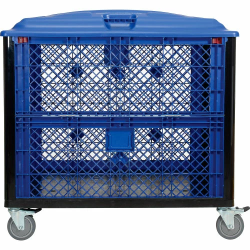 Best deal ๐คฉ Global Industrial Easy Assembly Vented Wall Container-Drop Gate/Lid/Caster 39-1/4x31-1/2x34 OH ๐ฏ 4 Best deal ๐คฉ Global Industrial Easy Assembly Vented Wall Container-Drop Gate/Lid/Caster 39-1/4x31-1/2x34 OH ๐ฏ - Image 4