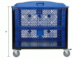 Best deal ๐คฉ Global Industrial Easy Assembly Vented Wall Container-Drop Gate/Lid/Caster 39-1/4x31-1/2x34 OH ๐ฏ 56 Best deal ๐คฉ Global Industrial Easy Assembly Vented Wall Container-Drop Gate/Lid/Caster 39-1/4x31-1/2x34 OH ๐ฏ -Containers shop 603087DP dim1