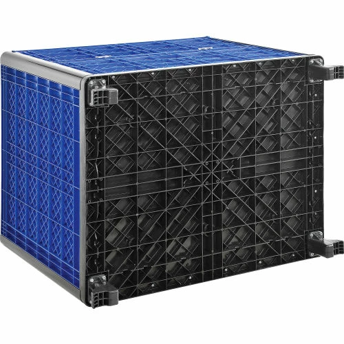 Best Sale 🎁 Global Industrial Easy Assembly Vented Wall Container - Drop Gate 39-1/4x31-1/2x33-1/2 Overall 😀 4 Best Sale 🎁 Global Industrial Easy Assembly Vented Wall Container - Drop Gate 39-1/4x31-1/2x33-1/2 Overall 😀 - Image 4