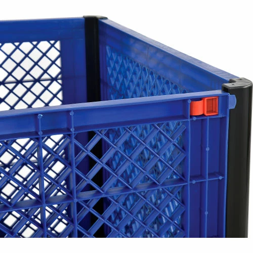 Best Sale 🎁 Global Industrial Easy Assembly Vented Wall Container - Drop Gate 39-1/4x31-1/2x33-1/2 Overall 😀 8 Best Sale 🎁 Global Industrial Easy Assembly Vented Wall Container - Drop Gate 39-1/4x31-1/2x33-1/2 Overall 😀 - Image 8