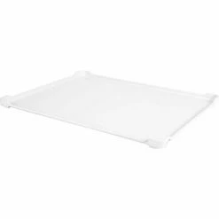 Cheap 🎉 MFG Tray Molded Fiberglass Stacking Drying Tray with Drop Ends and Sides 30 1/8" x 24" x 1 3/8" White ✔️