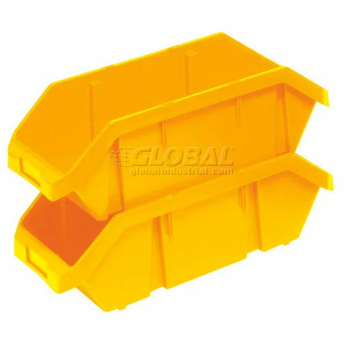 Promo 😀 Quantum Storage Systems Quantum Plastic Quickpick Double Hopper Bin, 6-5/8"W x 18-1/2"D x 7"H, Yellow - Pkg Qty 10 😉 2 Promo 😀 Quantum Storage Systems Quantum Plastic Quickpick Double Hopper Bin, 6-5/8"W x 18-1/2"D x 7"H, Yellow - Pkg Qty 10 😉 - Image 2