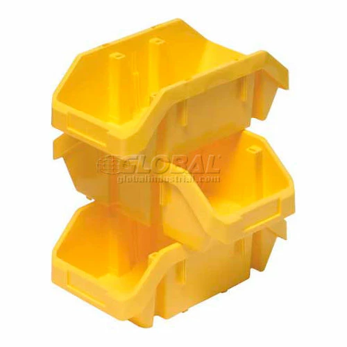 Buy 😀 Quantum Storage Systems Quantum Plastic Quickpick Double Hopper Bin, 9-1/4"W x 14"D x 6-1/2"H, Yellow - Pkg Qty 20 🎁 3 Buy 😀 Quantum Storage Systems Quantum Plastic Quickpick Double Hopper Bin, 9-1/4"W x 14"D x 6-1/2"H, Yellow - Pkg Qty 20 🎁 - Image 3
