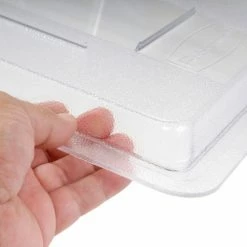 Flash Sale ✔️ Rubbermaid 3310-00 Clear Lid 18 x 12 - Pkg Qty 6 🛒 -Containers shop 652451CL 03