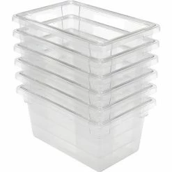 Buy 💯 Rubbermaid 3304-00 Clear Plastic Box 5 Gallon 18 x12 x 9 - Pkg Qty 6 🔔 11 Buy 💯 Rubbermaid 3304-00 Clear Plastic Box 5 Gallon 18 x12 x 9 - Pkg Qty 6 🔔 -Containers shop 652452CL 03