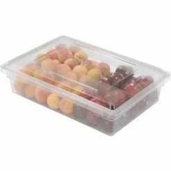 Wholesale 🧨 Rubbermaid 3308-00 Clear Plastic Box 8.5 Gallon 18 x 26 x 6 - Pkg Qty 6 🔥 -Containers shop 652453CL 03