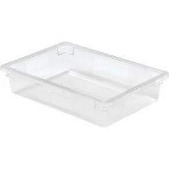 Wholesale 🧨 Rubbermaid 3308-00 Clear Plastic Box 8.5 Gallon 18 x 26 x 6 - Pkg Qty 6 🔥 -Containers shop 652453CL 04