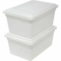 Buy ❤️ Rubbermaid 3528-00 White Plastic Box 16.62 Gallon 18 x 26 x 12 - Pkg Qty 6 ⌛ 12 Buy ❤️ Rubbermaid 3528-00 White Plastic Box 16.62 Gallon 18 x 26 x 12 - Pkg Qty 6 ⌛ -Containers shop 652455WH 02