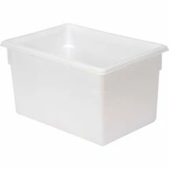 Flash Sale 🔥 Rubbermaid 3501-00 White Plastic Box 21.5 Gallon 18 x 26 x 15 - Pkg Qty 6 🛒