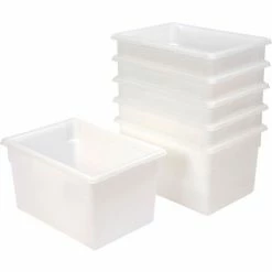 Flash Sale 🔥 Rubbermaid 3501-00 White Plastic Box 21.5 Gallon 18 x 26 x 15 - Pkg Qty 6 🛒 25 Flash Sale 🔥 Rubbermaid 3501-00 White Plastic Box 21.5 Gallon 18 x 26 x 15 - Pkg Qty 6 🛒 -Containers shop 652456WH 10