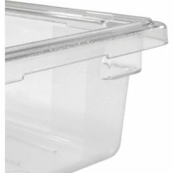 Best Pirce 👍 Rubbermaid 3309-00 Clear Plastic Box 3.5 Gallon 18 x12 x 6 - Pkg Qty 6 🎉 -Containers shop 652457CL 04