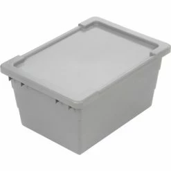 Budget 🤩 Quantum Storage Systems Quantum Lid LID2516-8 For 23-3/4x17-1/4 Gray - Pkg Qty 6 🌟 -Containers shop 652476GY 02
