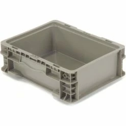 Top 10 ๐ Global Industrial Stackable Straight Wall Container, Solid, 12"Lx15"Wx5"H, Gray ๐