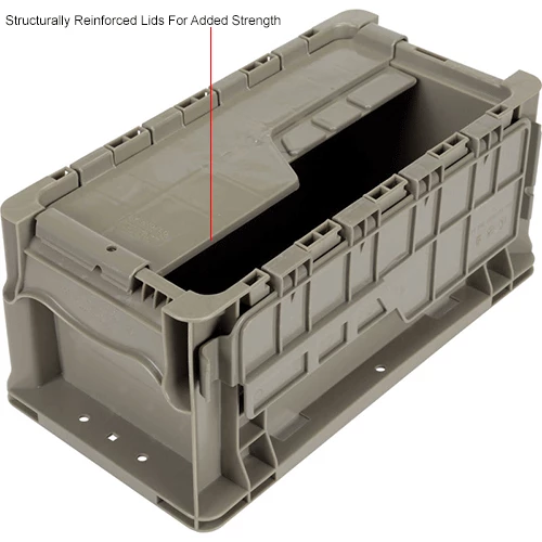 Buy ⭐ Global Industrial Stackable Straight Wall Container, Solid, 13-1/2"Lx7-3/8"Wx6-3/4"H, Gray 🧨 11 Buy ⭐ Global Industrial Stackable Straight Wall Container, Solid, 13-1/2"Lx7-3/8"Wx6-3/4"H, Gray 🧨 - Image 11