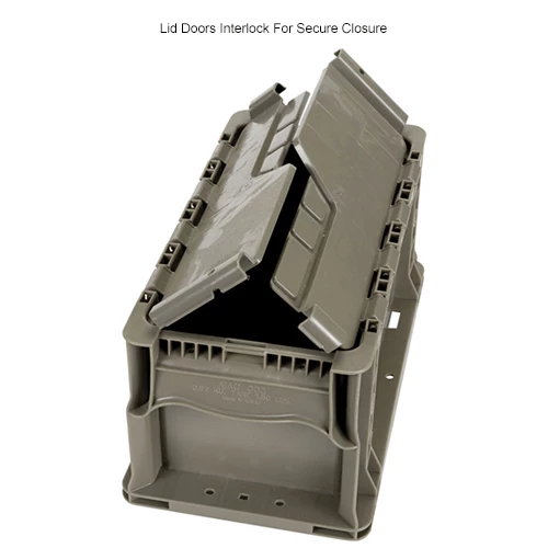 Buy ⭐ Global Industrial Stackable Straight Wall Container, Solid, 13-1/2"Lx7-3/8"Wx6-3/4"H, Gray 🧨 12 Buy ⭐ Global Industrial Stackable Straight Wall Container, Solid, 13-1/2"Lx7-3/8"Wx6-3/4"H, Gray 🧨 - Image 12