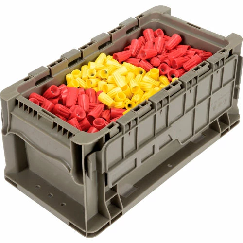 Buy ⭐ Global Industrial Stackable Straight Wall Container, Solid, 13-1/2"Lx7-3/8"Wx6-3/4"H, Gray 🧨 4 Buy ⭐ Global Industrial Stackable Straight Wall Container, Solid, 13-1/2"Lx7-3/8"Wx6-3/4"H, Gray 🧨 - Image 4