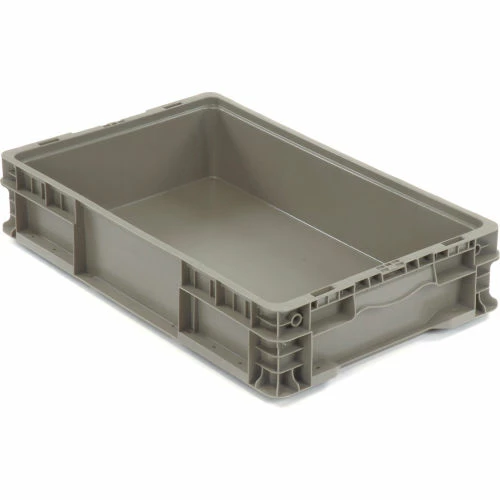 Flash Sale 🔔 Global Industrial Stackable Straight Wall Container, Solid, 24"Lx15"Wx5"H, Gray ✔️ 1 Flash Sale 🔔 Global Industrial Stackable Straight Wall Container, Solid, 24"Lx15"Wx5"H, Gray ✔️