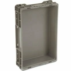 Flash Sale 🔔 Global Industrial Stackable Straight Wall Container, Solid, 24"Lx15"Wx5"H, Gray ✔️ 16 Flash Sale 🔔 Global Industrial Stackable Straight Wall Container, Solid, 24"Lx15"Wx5"H, Gray ✔️ -Containers shop 652744 05