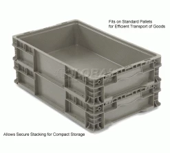 Flash Sale 🔔 Global Industrial Stackable Straight Wall Container, Solid, 24"Lx15"Wx5"H, Gray ✔️ 20 Flash Sale 🔔 Global Industrial Stackable Straight Wall Container, Solid, 24"Lx15"Wx5"H, Gray ✔️ -Containers shop 652744 3wco