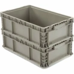 Cheapest 👏 Global Industrial Stackable Straight Wall Container, Solid, 24"Lx15"Wx9-1/2"H, Gray 💯 16 Cheapest 👏 Global Industrial Stackable Straight Wall Container, Solid, 24"Lx15"Wx9-1/2"H, Gray 💯 -Containers shop 652745