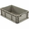Best reviews of ⭐ Global Industrial™ Stackable Straight Wall Container, Solid, 24"Lx15"Wx7-1/2"H, Gray 🛒