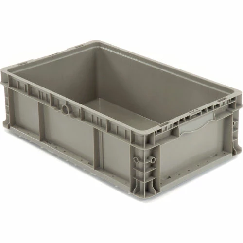 Cheapest 👏 Global Industrial Stackable Straight Wall Container, Solid, 24"Lx15"Wx9-1/2"H, Gray 💯 1 Cheapest 👏 Global Industrial Stackable Straight Wall Container, Solid, 24"Lx15"Wx9-1/2"H, Gray 💯