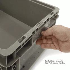 Cheapest 👏 Global Industrial Stackable Straight Wall Container, Solid, 24"Lx15"Wx9-1/2"H, Gray 💯 25 Cheapest 👏 Global Industrial Stackable Straight Wall Container, Solid, 24"Lx15"Wx9-1/2"H, Gray 💯 -Containers shop 652745 2wco