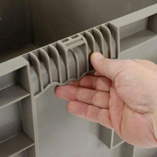 Top 10 🤩 Global Industrial Stackable Straight Wall Container, Solid, 24"Lx22-1/2"Wx14-1/2"H, Gray 💯 7 Top 10 🤩 Global Industrial Stackable Straight Wall Container, Solid, 24"Lx22-1/2"Wx14-1/2"H, Gray 💯 - Image 7