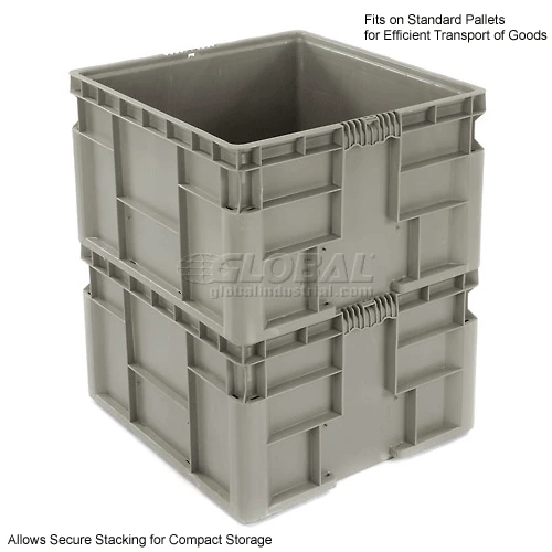 Top 10 🤩 Global Industrial Stackable Straight Wall Container, Solid, 24"Lx22-1/2"Wx14-1/2"H, Gray 💯 17 Top 10 🤩 Global Industrial Stackable Straight Wall Container, Solid, 24"Lx22-1/2"Wx14-1/2"H, Gray 💯 - Image 17