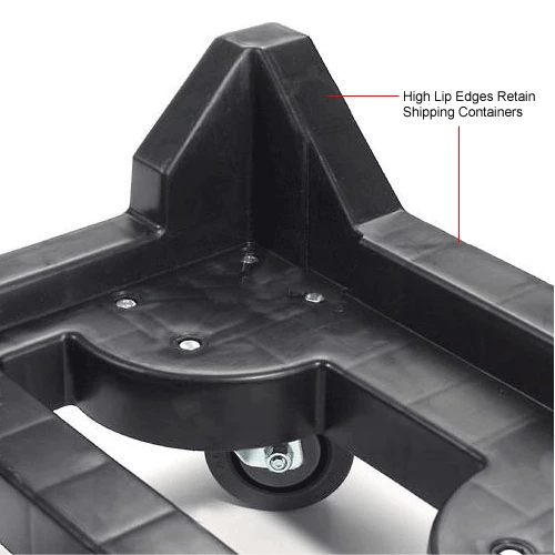 New 👍 Attached Lid Shipping Container 27-3/16 x 16-5/8 x 12-1/2 Gray with Dolly Combo ⭐ 26 New 👍 Attached Lid Shipping Container 27-3/16 x 16-5/8 x 12-1/2 Gray with Dolly Combo ⭐ - Image 26