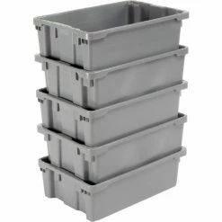 Brand new ๐ LEWISBins SN2012-6 Polyethylene Container 20"L x 13"W x 6-1/4"H, Gray - Pkg Qty 5 ๐งจ 16 Brand new ๐ LEWISBins SN2012-6 Polyethylene Container 20"L x 13"W x 6-1/4"H, Gray - Pkg Qty 5 ๐งจ -Containers shop 652905GY 03