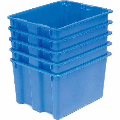 Deals 💯 LEWISBins SN2117-12 Polyethylene Container 21"L x 17"W x 12"H, Blue - Pkg Qty 5 ✨ 4 Deals 💯 LEWISBins SN2117-12 Polyethylene Container 21"L x 17"W x 12"H, Blue - Pkg Qty 5 ✨ - Image 4