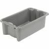 Buy 🎉 LEWISBins SN2414-8 Polyethylene Container 24"L x 14"W x 8"H, Gray - Pkg Qty 5 😉