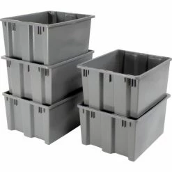 Hot Sale π₯° LEWISBins SN2420-13 Polyethylene Container 24"L x 20"W x 13"H, Gray - Pkg Qty 5 π― 17 Hot Sale π₯° LEWISBins SN2420-13 Polyethylene Container 24"L x 20"W x 13"H, Gray - Pkg Qty 5 π― -Containers shop 652908GY 02