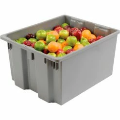 Hot Sale π₯° LEWISBins SN2420-13 Polyethylene Container 24"L x 20"W x 13"H, Gray - Pkg Qty 5 π― 20 Hot Sale π₯° LEWISBins SN2420-13 Polyethylene Container 24"L x 20"W x 13"H, Gray - Pkg Qty 5 π― -Containers shop 652908GY 05