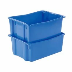 Buy 😍 LEWISBins SN2618-10 Polyethylene Container 26"L x 18-3/4"W x 10"H, Blue - Pkg Qty 5 ✨ -Containers shop 652909BL 10