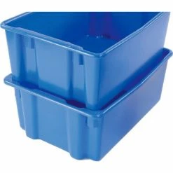 Buy 😍 LEWISBins SN2618-10 Polyethylene Container 26"L x 18-3/4"W x 10"H, Blue - Pkg Qty 5 ✨ -Containers shop 652909BL 11
